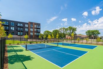 Regulation pickleball courts